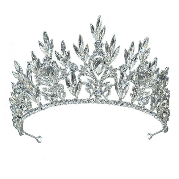 Baroque pink rhinestone pearl bridal crowns tiara headband crystal wedding diadem queen crown wedding hair accessories,HG101 